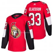 Maglia Hockey Ottawa Senators Fredrik Claesson Autentico Home 2018 Rosso