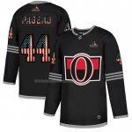 Maglia Hockey Ottawa Senators Jean-gabriel Pageau 2020 USA Flag Nero