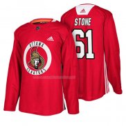Maglia Hockey Ottawa Senators Mark Stone New Season Practice Rosso