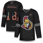 Maglia Hockey Ottawa Senators Ryan Dzingel 2020 USA Flag Nero2