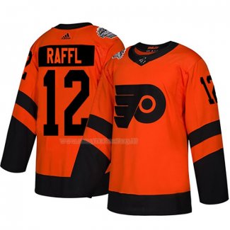 Maglia Hockey Philadelphia Flyers Michael Raffl Autentico 2019 Stadium Series Arancione