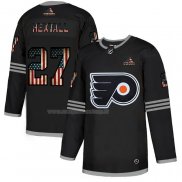 Maglia Hockey Philadelphia Flyers Ron Hextall 2020 USA Flag Nero