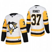 Maglia Hockey Pittsburgh Penguins Carter Rowney Away Autentico Giocatore Bianco