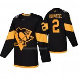 Maglia Hockey Pittsburgh Penguins Chad Ruhwedel Autentico 2019 Stadium Series Nero
