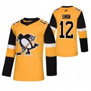 Maglia Hockey Pittsburgh Penguins Dominik Simon Alternato Autentico Or