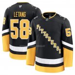 Maglia Hockey Pittsburgh Penguins Kris Letang Alternato Nero