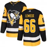 Maglia Hockey Pittsburgh Penguins Mario Lemieux Home Autentico Nero