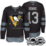 Maglia Hockey Pittsburgh Penguins Nick Bonino 1917-2017 100th Anniversario Nero