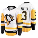 Maglia Hockey Pittsburgh Penguins Olli Maatta 2019 Away Breakaway Bianco