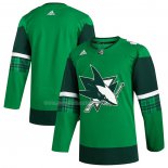 Maglia Hockey San Jose Sharks 2023 St. Patrick's Day Autentico Verde