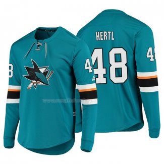Maglia Hockey San Jose Sharks Tomas Hertl Platinum Verde