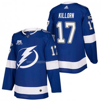 Maglia Hockey Tampa Bay Lightning Alex Killorn Autentico Home 2018 Blu