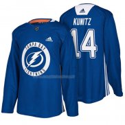 Maglia Hockey Tampa Bay Lightning Chris Kunitz New Season Practice Blu