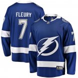 Maglia Hockey Tampa Bay Lightning Haydn Fleury Home Premier Breakaway Blu
