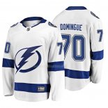 Maglia Hockey Tampa Bay Lightning Louis Domingue 2019 Away Breakaway Bianco