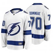 Maglia Hockey Tampa Bay Lightning Louis Domingue 2019 Away Breakaway Bianco