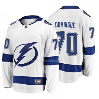 Maglia Hockey Tampa Bay Lightning Louis Domingue 2019 Away Breakaway Bianco