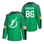 Maglia Hockey Tampa Bay Lightning Nikita Kucherov 2018 Dia de San Patricio Verde
