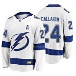 Maglia Hockey Tampa Bay Lightning Ryan Callahan 2019 Away Breakaway Bianco