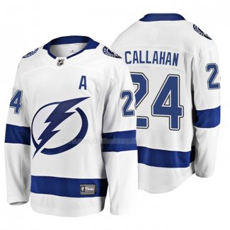 Maglia Hockey Tampa Bay Lightning Ryan Callahan 2019 Away Breakaway Bianco