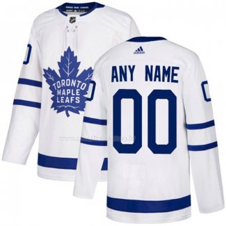 Maglia Hockey Toronto Maple Leafs Personalizzate Away Bianco