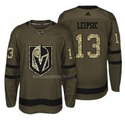 Maglia Hockey Vegas Golden Knights Brendan Leipsic Salute To Service Verde Militare