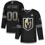 Maglia Hockey Vegas Golden Knights Personalizzate Black Shadow Nero