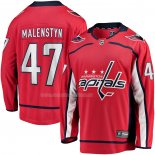Maglia Hockey Washington Capitals Beck Malenstyn Home Premier Breakaway Rosso