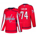 Maglia Hockey Washington Capitals John Carlson Home Autentico Giocatore Rosso