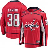 Maglia Hockey Washington Capitals Rasmus Sandin Home Breakaway Rosso
