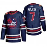 Maglia Hockey Winnipeg Jets Dmitry Kulikov Heritage Classic 2019-20 Blu