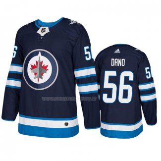 Maglia Hockey Winnipeg Jets Marko Dano Home Autentico Blu
