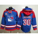 Felpa con Cappuccio New York Rangers Henrik Lundqvist Blu
