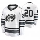 Maglia Hockey 2019 All Star Carolina Hurricanes Sebastian Aho Bianco