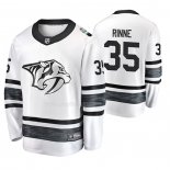 Maglia Hockey 2019 All Star Nashville Predators Pekke Rinne Bianco