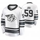 Maglia Hockey 2019 All Star Nashville Predators Roman Josi Bianco