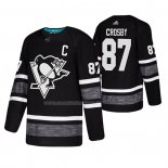 Maglia Hockey 2019 All Star Pittsburgh Penguins Sidney Crosby Nero2