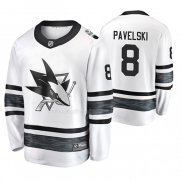 Maglia Hockey 2019 All Star San Jose Sharks Joe Pavelski Bianco