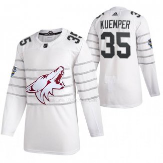 Maglia Hockey 2020 All Star Arizona Coyotes Kuemper Autentico Bianco