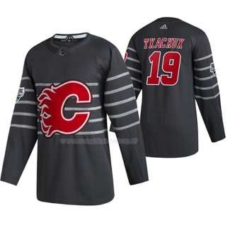 Maglia Hockey 2020 All Star Calgary Flames Matthew Tkachuk Autentico Gris