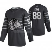 Maglia Hockey 2020 All Star Chicago Blackhawks Patrick Kane Autentico Gris