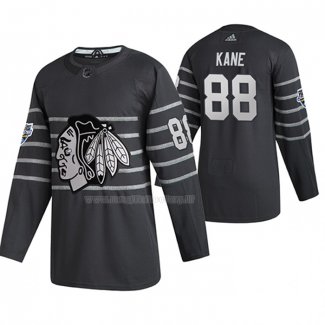 Maglia Hockey 2020 All Star Chicago Blackhawks Patrick Kane Autentico Gris
