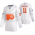Maglia Hockey 2020 All Star Philadelphia Flyers Travis Konecny Autentico Bianco