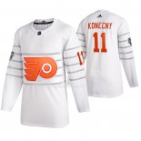 Maglia Hockey 2020 All Star Philadelphia Flyers Travis Konecny Autentico Bianco