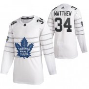 Maglia Hockey 2020 All Star Toronto Maple Leafs Auston Matthews Autentico Bianco