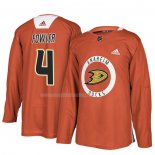 Maglia Hockey Anaheim Ducks Cam Fowler New Season Practice Arancione