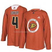 Maglia Hockey Anaheim Ducks Cam Fowler New Season Practice Arancione