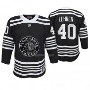 Maglia Hockey Bambino Chicago Blackhawks Robin Lehner Premier Alternato Nero