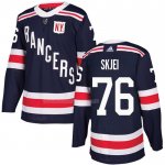 Maglia Hockey Bambino New York Rangers Brady Skjei Autentico 2018 Winter Classic Blu