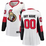 Maglia Hockey Bambino Ottawa Senators Personalizzate Away Bianco
